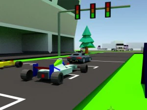 low poly formaula 1 3D Model