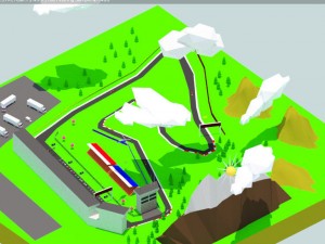 low poly formaula 1 3D Model
