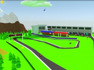 low poly formaula 1 3D Model
