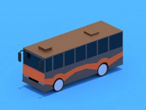 low poly cars pack 3D Model