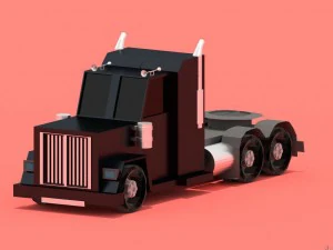 low poly cars pack 3D Model