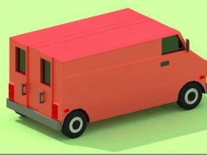 low poly cars pack 3D Model