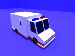 low poly cars pack 3D Model