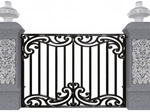 exterior gate architectural door 3D 모델