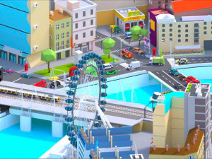 low poly london city 3D Model