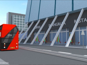 low poly london city 3D Model