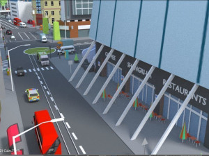 low poly london city 3D Model