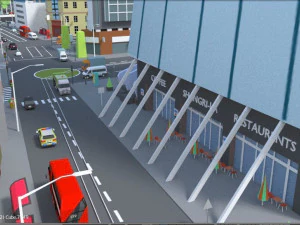 low poly london city 3D Model