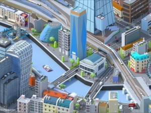 low poly london city 3D Model