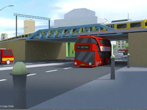 low poly london city 3D Model