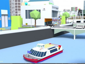 low poly london city 3D Model
