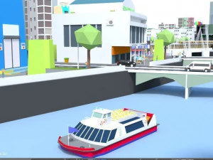 low poly london city 3D Model