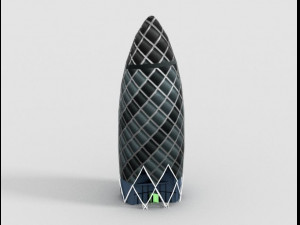 low poly london city 3D Model