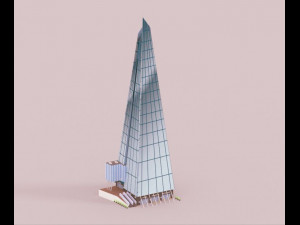 low poly london city 3D Model