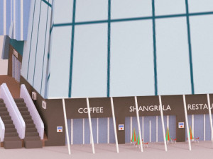 low poly london city 3D Model