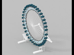 low poly london city 3D Model