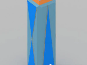 low poly london city 3D Model