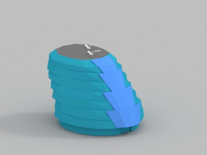 low poly london city 3D Model