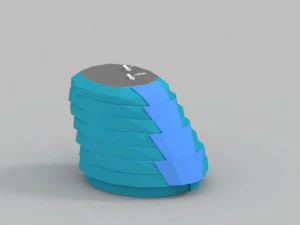 low poly london city 3D Model