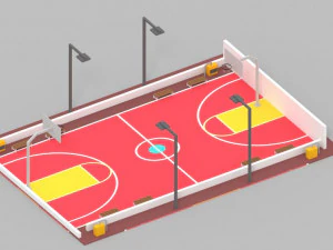 low poly london city 3D Model