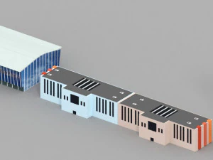 low poly london city 3D Model