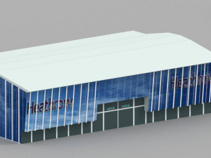 low poly london city 3D Model