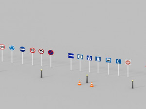low poly london city 3D Model