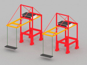 low poly london city 3D Model
