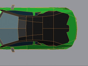low poly lamborghini Model 3D