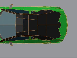 low poly lamborghini 3D Model