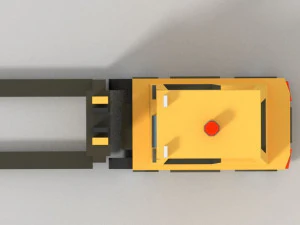 낮은 폴리 클락 3D 모델