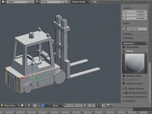 낮은 폴리 클락 3D 모델