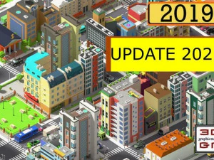 cidade simplepoly - ativos low poly low-poly Modelo 3D