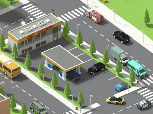simplepoly city - low poly assets low-poly 3D Model