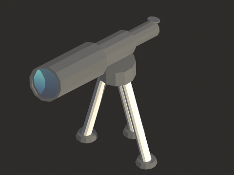 Space Icons Low-poly 3D Модель