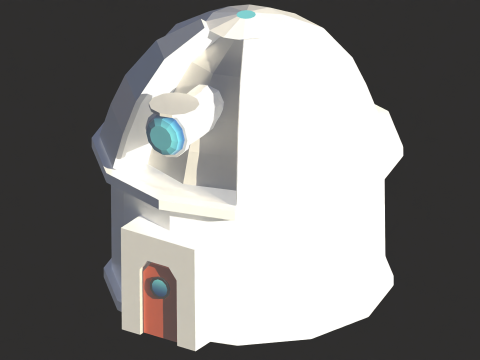 Space Icons Low-poly 3D Модель