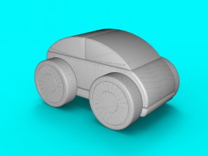 ikea car toy Modèle 3D