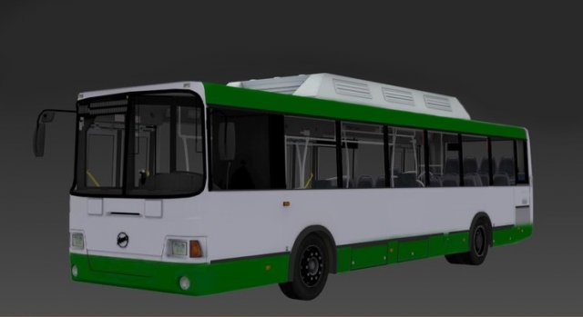 liaz 529370 - russian bus Modelo 3D .c4d .max .obj .3ds .fbx .stl .blend 
