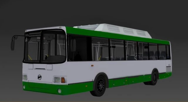 liaz 529370 - russian bus 3D Model .c4d .max .obj .3ds .fbx .stl .blend 