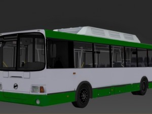 liaz 529370 - russian bus 3D Model