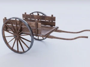 肮脏的农用车 3D 模型