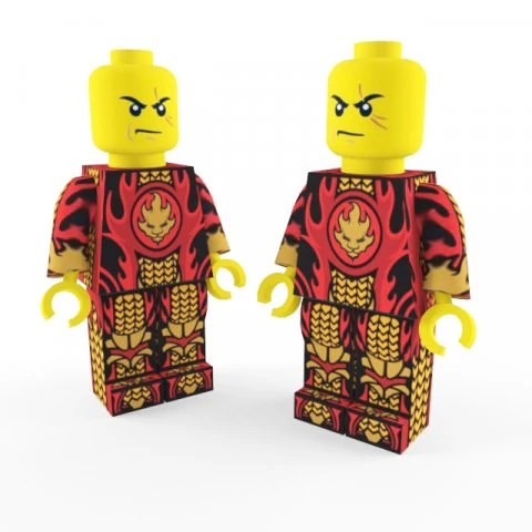 lego-ninja-4 diffrent texture use skin 3D Model .c4d .max .obj .3ds .fbx .stl .blend