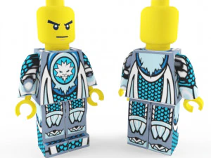 lego-ninja-4 diffrent texture use skin 3D Model