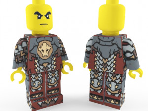 lego-ninja-4 diffrent texture use skin Model 3D