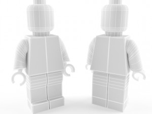 lego-ninja-4 diffrent texture use skin Model 3D