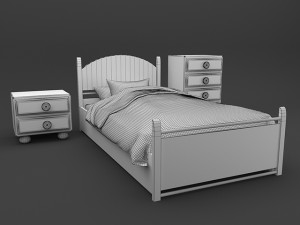 kitty bed Modelo 3D