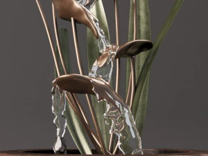 fountain flowerpot 3D Model