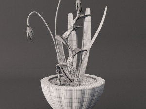 fountain flowerpot 3D Model