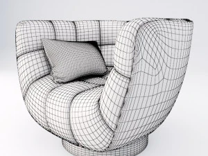 sofa 01 3D Model