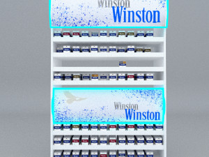 cigarret stand 3D 모델